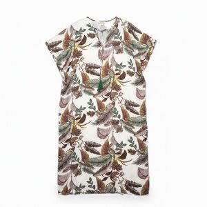 ii Sisters Boutique Maximalist Colorful Coastal Summer Kaftan Caftan Dress M/L